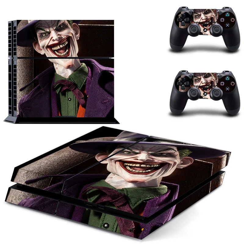 Joker series Vinyl Skin Sticker for Sony PS4 Pro Console 2 Controllers Decal Cover Game Accessories Batman | Электроника