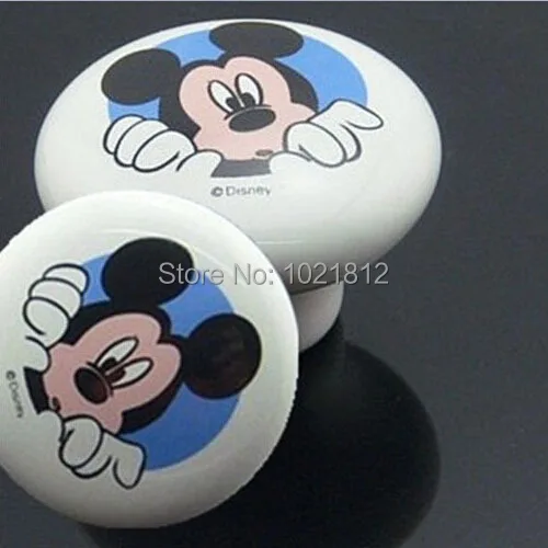 Ручки Детские керамические для шкафа ручки чулана комода Симпатичные детей