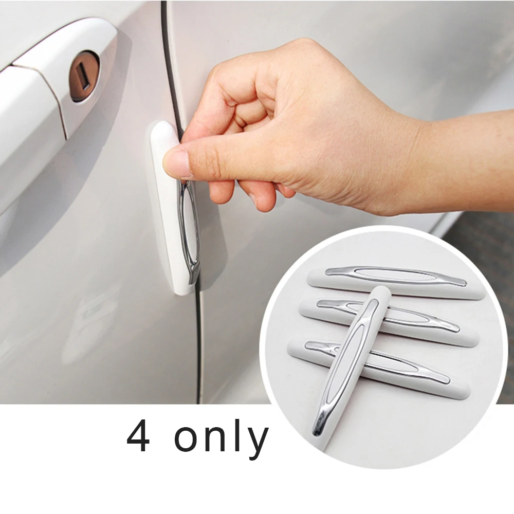 4pcs Car SUV Door Edge Bumper Crash Scratch Protector Trim Sticker Anti-collision Guard Strip | Автомобили и мотоциклы