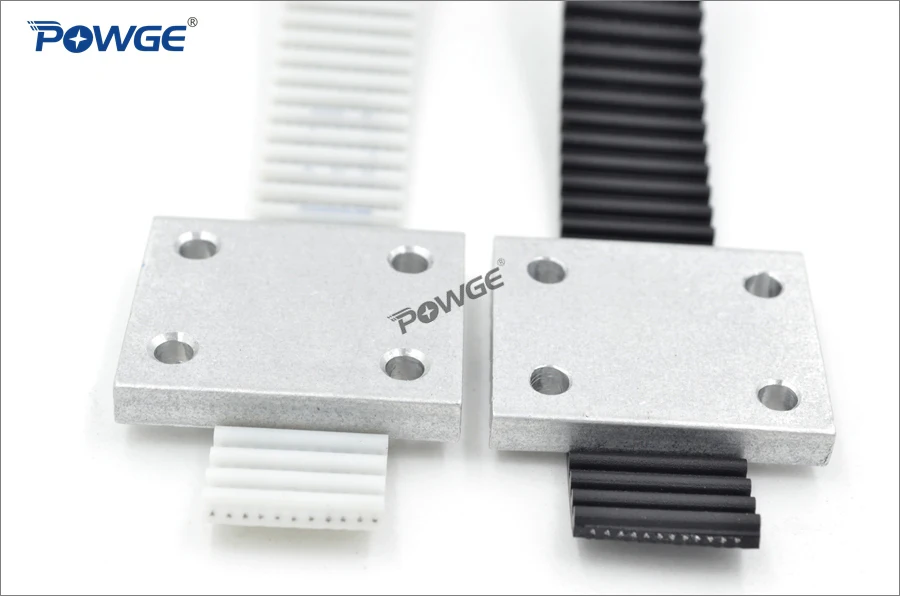 Зубчатый зажим POWGE из алюминиевой дуги зубчатая пластина STD S2M/S3M/S5M для открытого