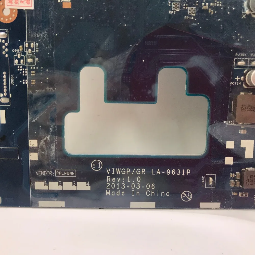 KEFU LA 9631P для Lenovo G500 материнская плата ноутбука VIWGP/GR REV: 1 0 HM76 поддержка i3 i5 i7 ЦП