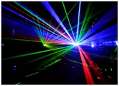 DMX512 3 линзы луча RGB DJ диско лазерсветильник сценическое шоу DMX 730 мВт для dj