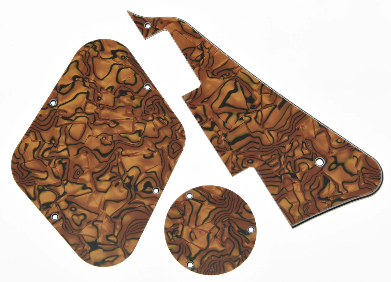 

Tiger Stripe LP Pickguard & Back Plate Switch Cavity Cover for Epi LP