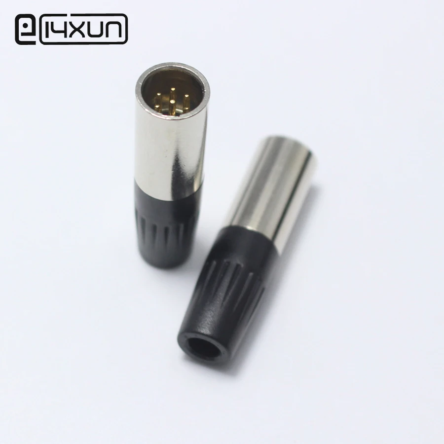 1 шт. мини XLR 6 контактный штекер аудио микрофон шасси крепление Аудио Микрофон