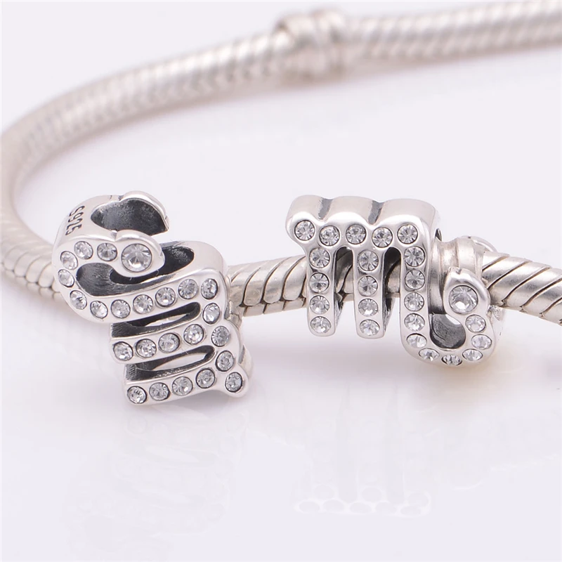 Браслет со знаком зодиака Scorpio подвеска с подвеской из кристаллов 925 пробы