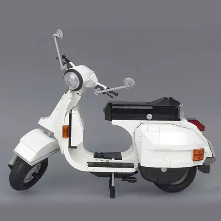 XingBao 03002 Lepins Подлинная творческая техника Классическая серия Vespa P200 Moto