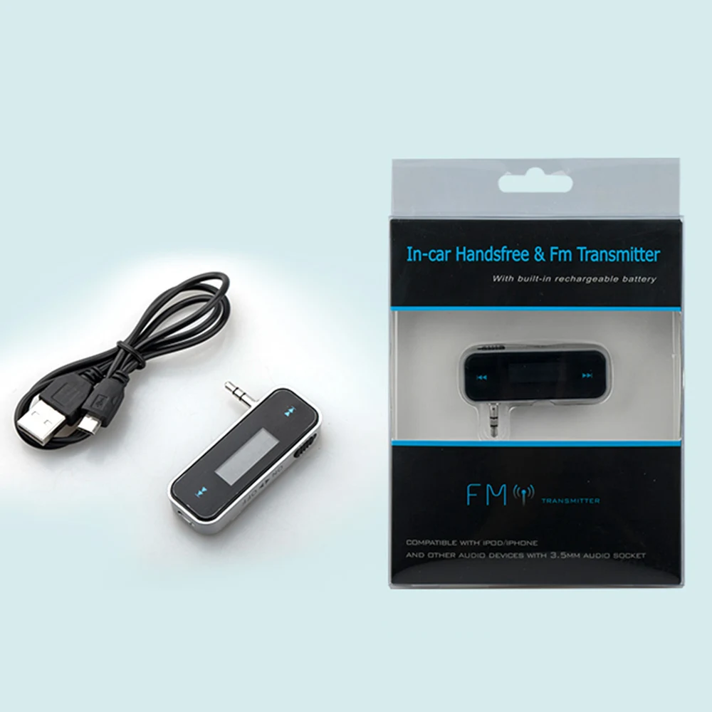 Fm-передатчик 3,5 мм аудио музыка MP3 автомобильный fm-передатчик мини беспроводной автомобильный bluetooth-передатчик для телефона 4 4s 5 5S 6
