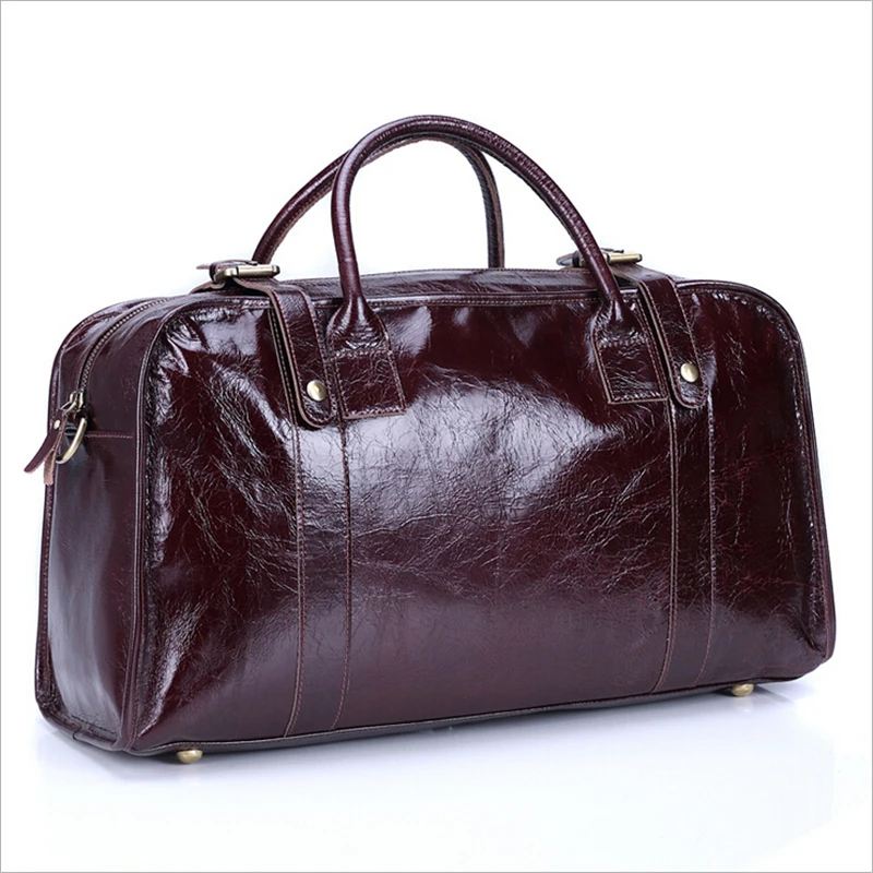 MISFITS Натуральной Кожи Мужская кожаная сумка Верхний Слой Коровы Человек Дорожная