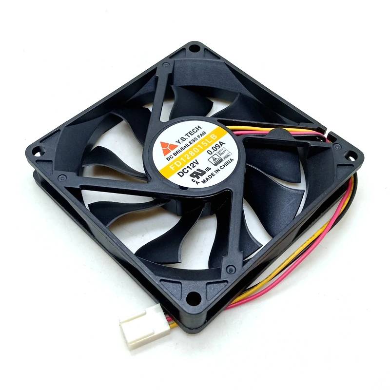 Тихий 80 мм вентилятор новый SXDOOL для Y.S.Tech FD128015LB 8015 DC12V 0.09A 2100 об/мин охлаждающий