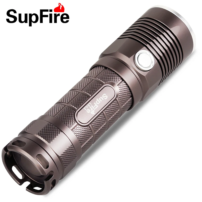 Supfire L5 CREE XM-L T6 10 Вт светодиодный фонарик 1100 люмен светодиодный фонарик от аккумулятора 18650