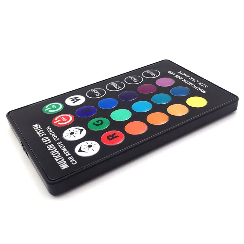 1 комплект RGB T10 W5W светодиодный Габаритные фонари для автомобиля SMD 194 168 лампочка с