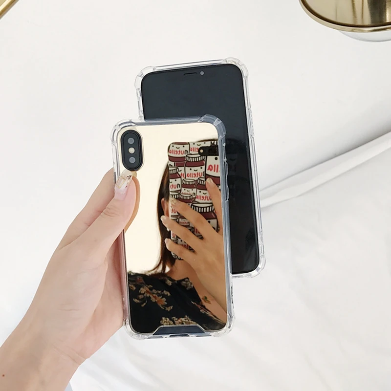 LJim зеркальный ТПУ чехол для iphone 11 Pro XS MAX XR X 10 8 plus противоударный чехол Fundas для iphone 7 8 6s 6 s plus чехол для телефона s