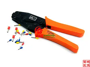 

20-10 AWG Insulated and Non-Insulated cable end-sleeves Ratchet Crimping Plier