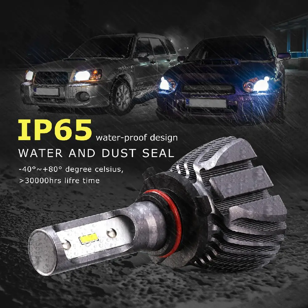 Oslamp 9005 9006 автомобиля светодиодный лампы для передних фар 8000lm 12v 24v авто фары GMC Danali