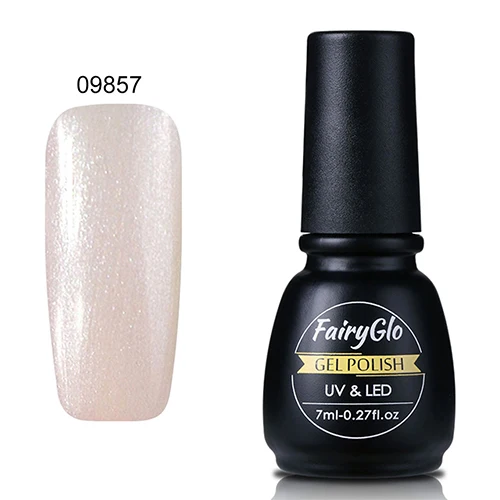 09857 Fairyglo для ногтей набор для приготовления чая 1 демпферный лист Гель-лак светильник Цвет серии УФ-гель для ногтей, инструменты для маникюра, лак для ногтей, Гель-лак для ногтей, Наборы - Цвет: 09857