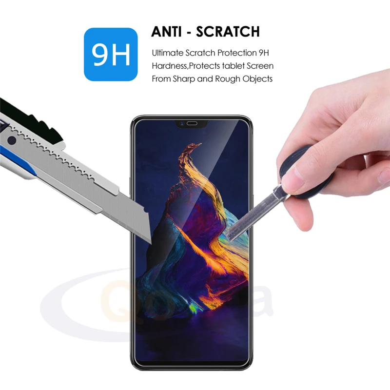 Qosea (2 PACK) For Oneplus 6 Screen Protector 9H Ultra Clear Explosion-proof Film 6T Phone Premium Tempered Glass | Мобильные