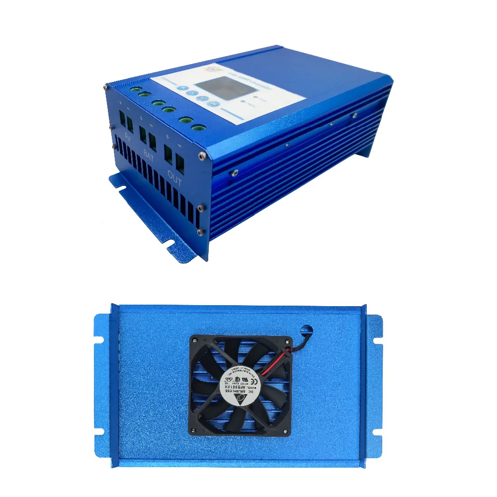 Tumo-Int 40/60 Ампер Солнечный MPPT контроллер, 12/24 V/48 V 180VDC Вход