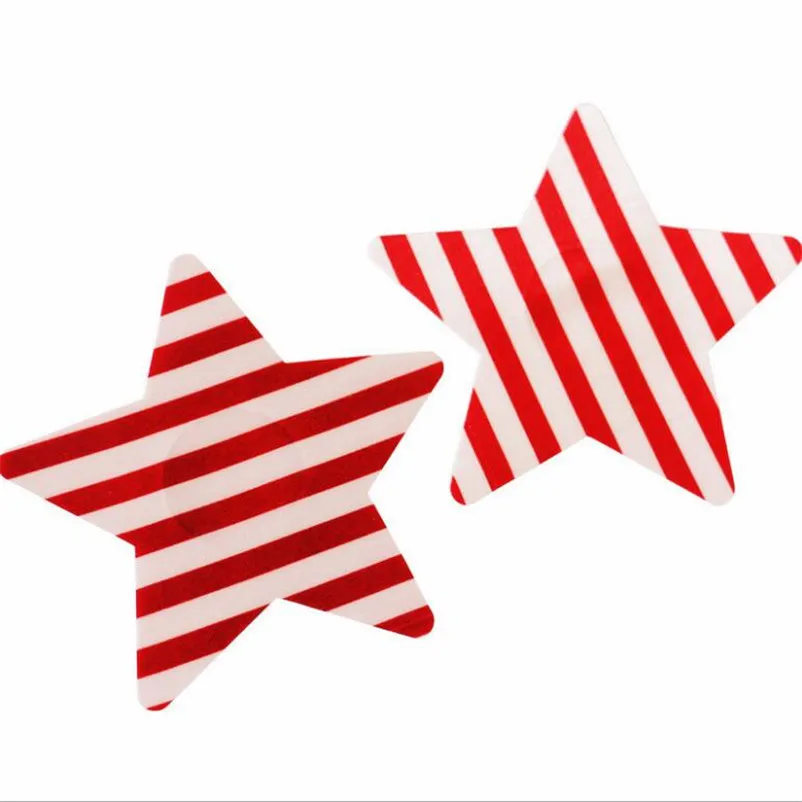 10pairs (20Pcs) /women Nipple Covers stripe red Breast Pasties Sexy Disposable | Женская одежда