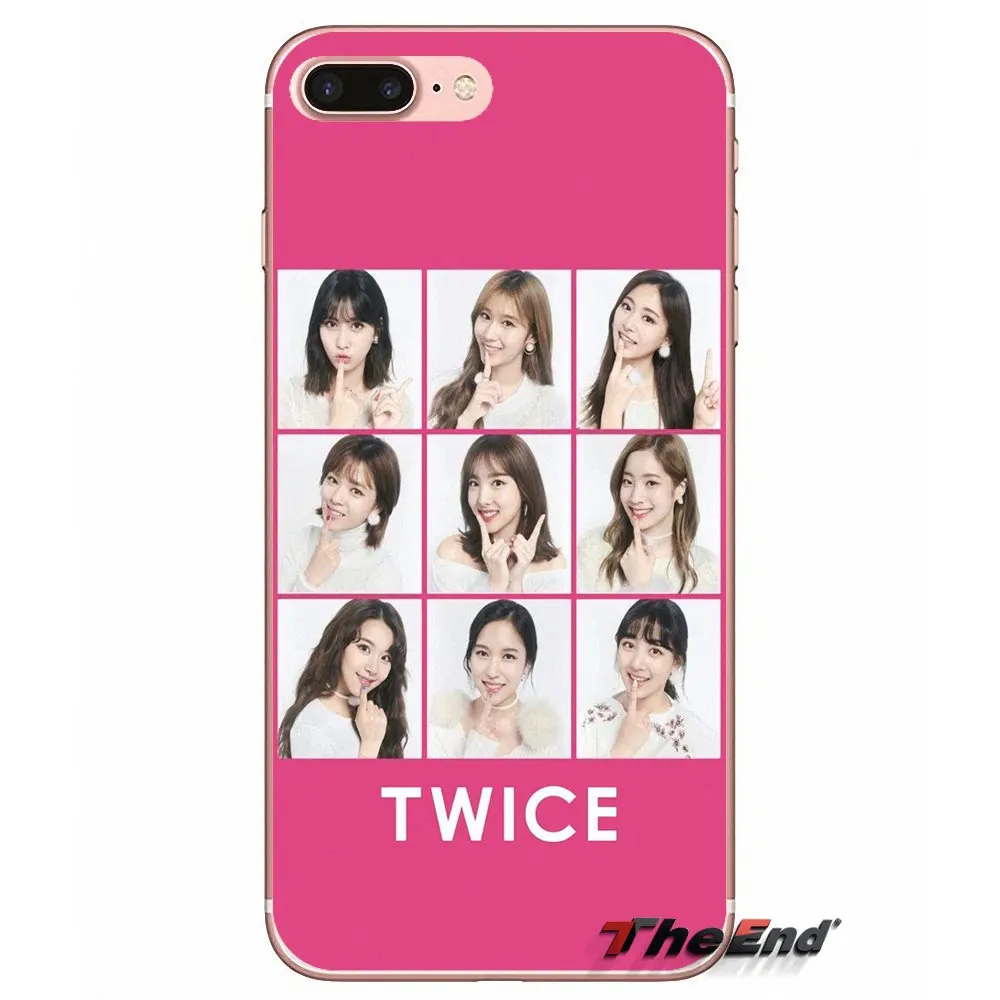 Чехол для мобильного телефона Samsung Galaxy S2 S3 S4 S5 MINI S6 S7 edge S8 S9 Plus Note 2 3 4 5 8 Coque Fundas TWICE Kpop