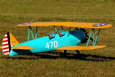 Нет Батарея радиоуправляемая модель PT 17 самолет RTF готов к полету|airplane rtf|rtf airplanerc