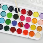 12162836 цветов, набор однотонных красок для гуаши, блестящий чехол для детей, материалы для рисования