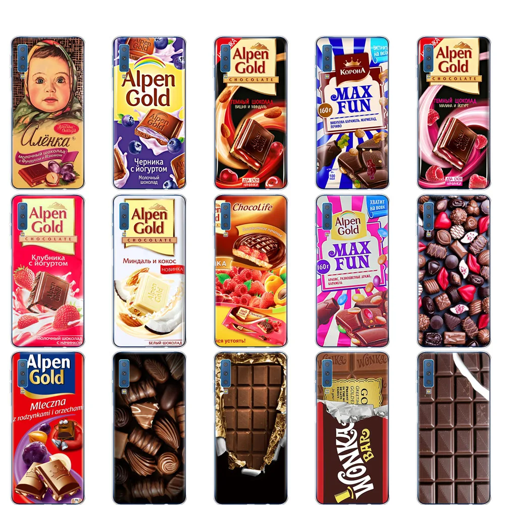 Case For Samsung A50 Case For Samsung Galaxy A51 A01 A71 A10 A30 A40 A70 A9 A7 2018 a30s a20s a50s a40s alenka bar chocolate