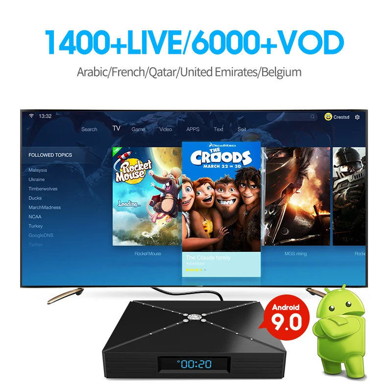 IP tv Android tv Box Rockchip rk3399 4GB 64GB B. T4.0 2,4G/5,8G wifi YSE-Sup с клавиатурой IP tv подписка телеприставка
