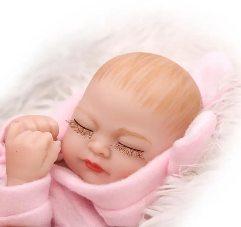 Кукла новорожденная NPK силиконовая для девочек 10 дюймов|doll reborn|girl dollmini doll |
