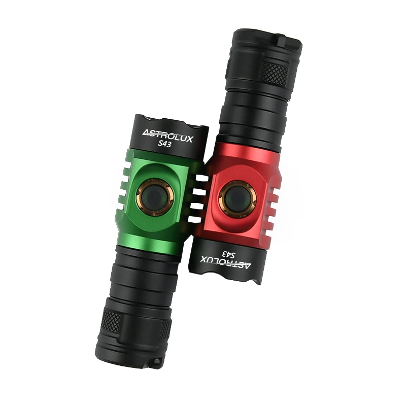 Astrolux S43 18350 светодиодный вспышка светильник версия Плавная тусклая EDC вспышки светильник светодиодный фонарь Палатка светильник Тактический молоток Портативный светильник Инж