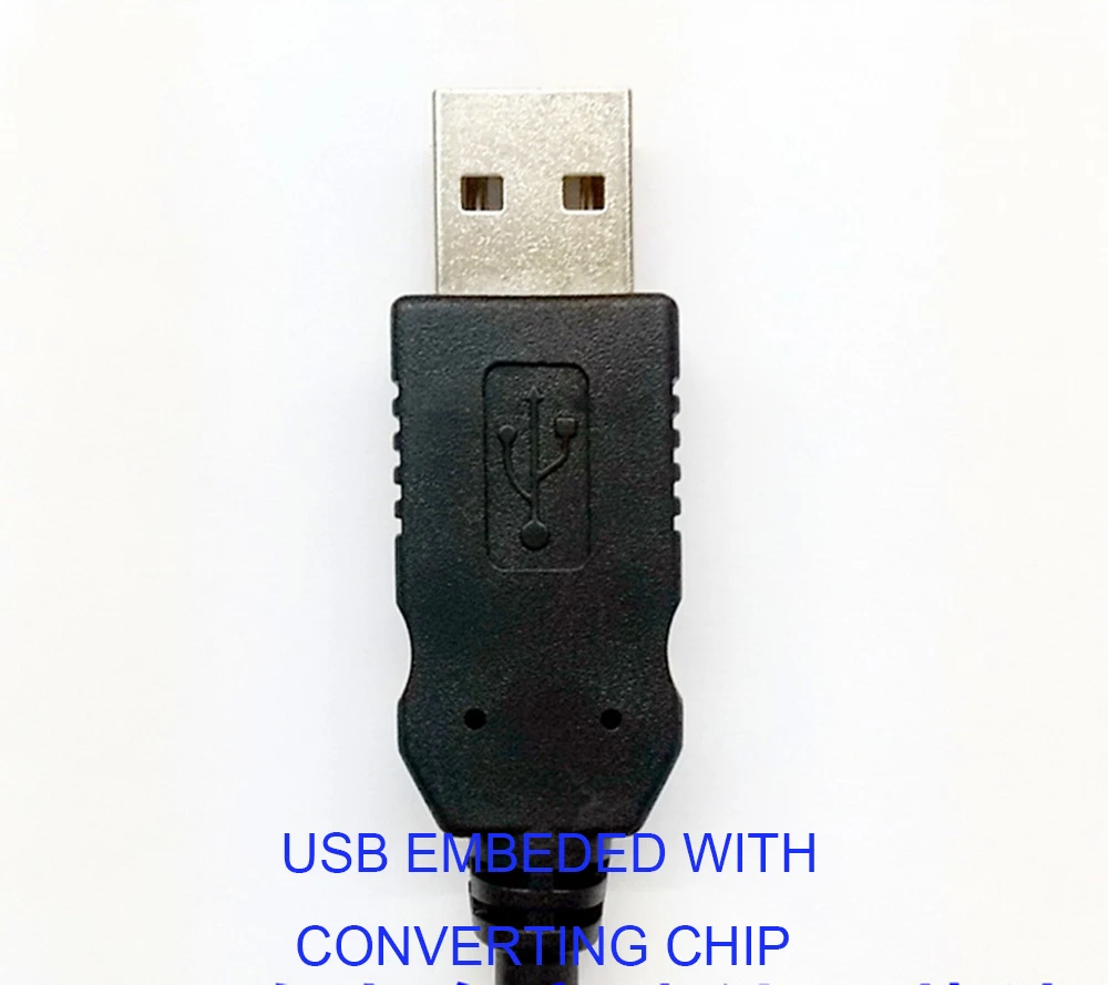 2 шт./лот сканер штрих кода PS/2 to USB кабель 5 м (17 футов) для aox AS8120 AS8250 AS8312 интерфейс|ps