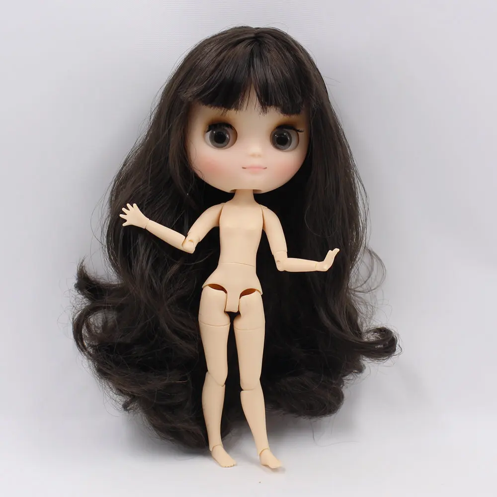 DBS middie blyth doll 1/8 20cm black hair with bangs joint body matte face gift toy BL950 | Dolls