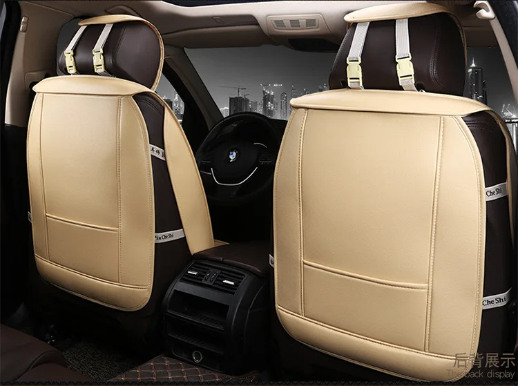 Автомобильные чехлы из искусственной кожи для kia sportage 3 lada vesta mercedes ix25 subaru forester vw golf 4 автомобильные аксессуары