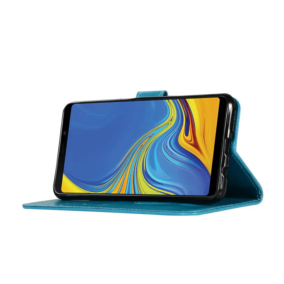 Роскошный флип чехол для Samsung Galaxy A9 2018 телефона из искусственной кожи A920F A920 SM A 9