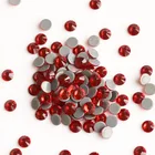 YANRUO 2058HF SS6-SS30 Siam стразы горячей фиксации камни и кристаллы горячей фиксации Кристалл утюга Стразы одежда платья