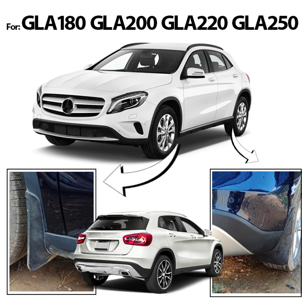 Комплект формованных брызговиков для Benz GLA 180 GLA220 X156 брызговики бритвы передние и