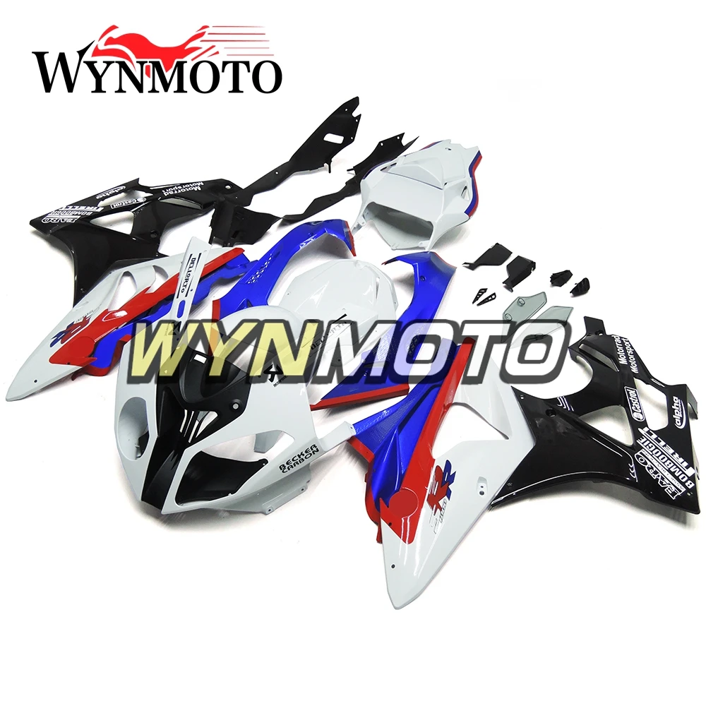

Full ABS Injection Plastics Fairings For BMW S1000RR 2011 - 2014 11 12 13 14 Motorcycle Fairing Kit Carenes White Blue Cowlings