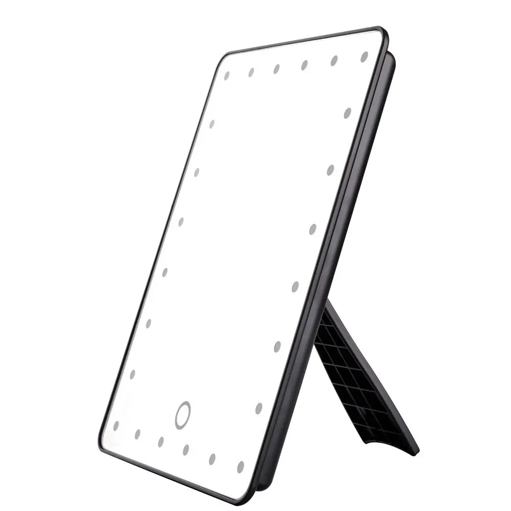 Большой Экран Макияж зеркало с подсветкой 24 яркий свет светодиодов 12 дюймов