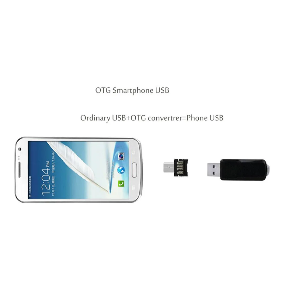 5 шт. Мини OTG адаптер портативный микро конвертер мобильного телефона для Samsung Xiaomi