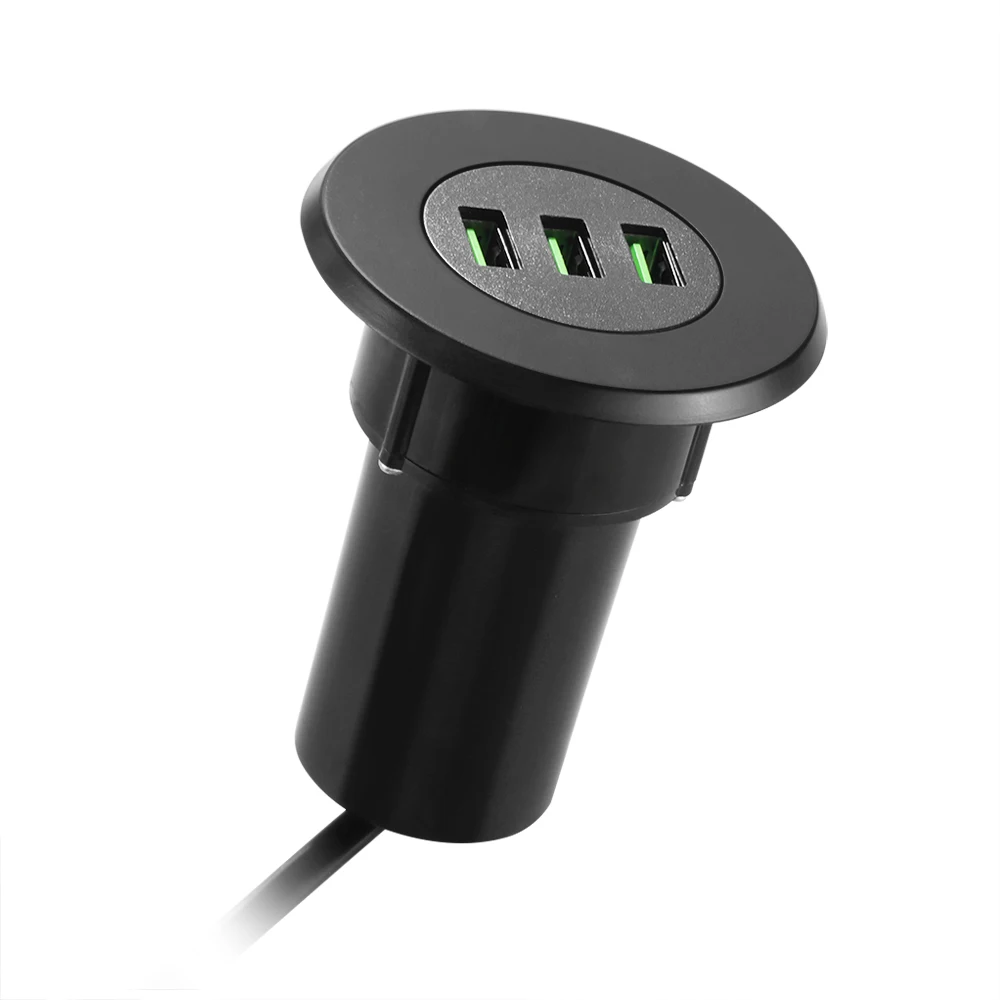 Зарядное устройство Powstro с тремя USB портами 5 В 3 1 А|adaptive fast|adaptive fast chargingusb charger |