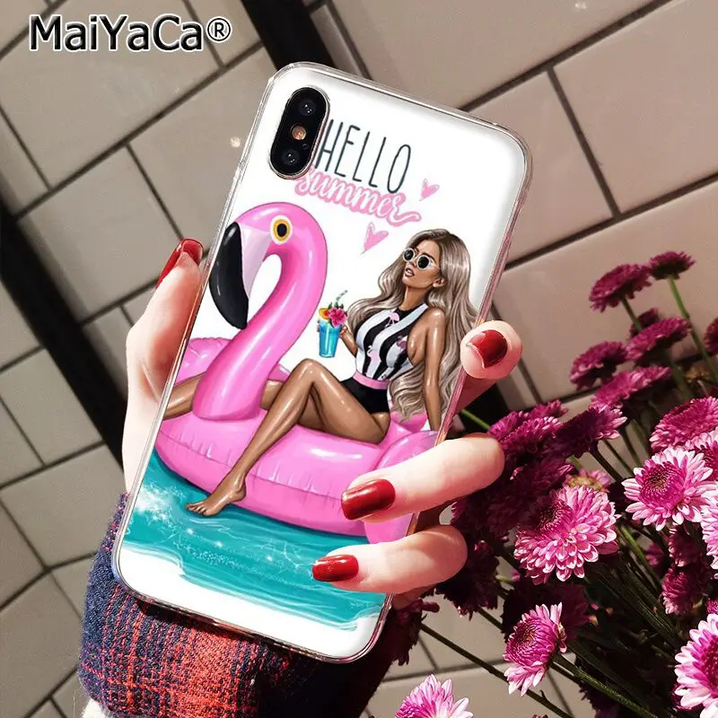 Модный Рождественский чехол для телефона принцесса девушка Босс кофе iphone 11 12 Pro