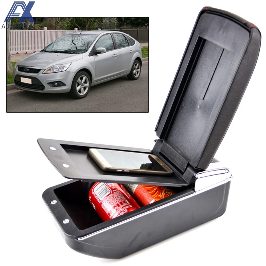 Подлокотник AX Leather Для Седана Ford Focus MK2 2005 2011|console storage|center consolecenter console accessories |