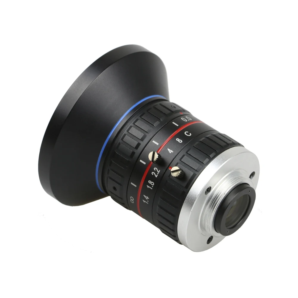 1 дюймов 8MP его 4K объектив 8 мм большой угол Starlight F1.4 C крепление для электронной полиции или дорожной камеры