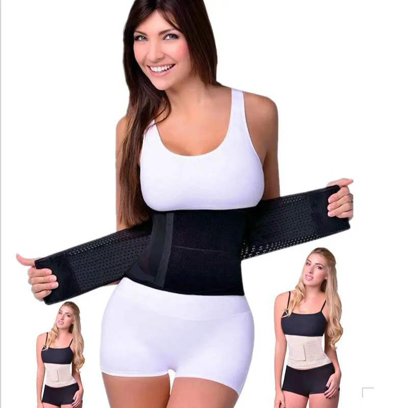 Women and Men Breathable Cummerbund Slimming Belt Body Shaper Corset Waist Trainer Slim Underwear Cincher Strap HH08 | Спорт и