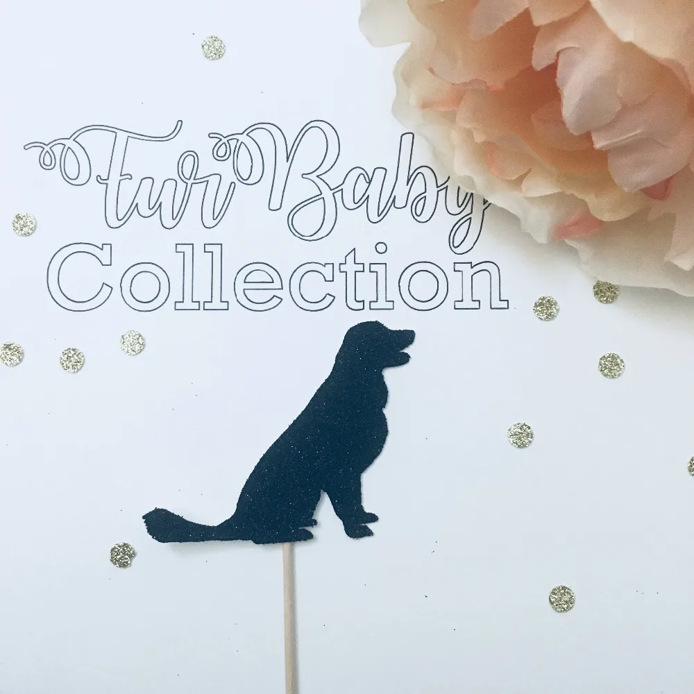 Лабрадор бокалы для кексов собака вечерние украшения Baby Shower Еда выбирает |