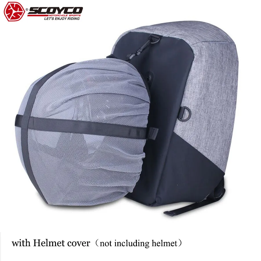 Мотоциклетный рюкзак SCOYCO 21 с чехлом для шлема пылезащитный чехол Туристическая