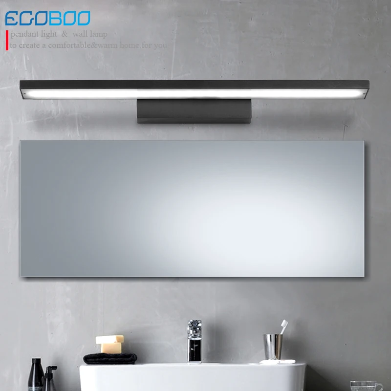 

EGOBOO 16w 80cm long top quality chips LED bathroom mirror picture decorative lamp lighting in indoor wall mounted light