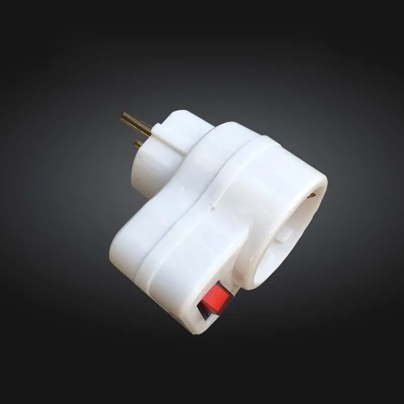 2 шт. электрическая вилка европейского стандарта с выключателем|eu socket plug|plug with