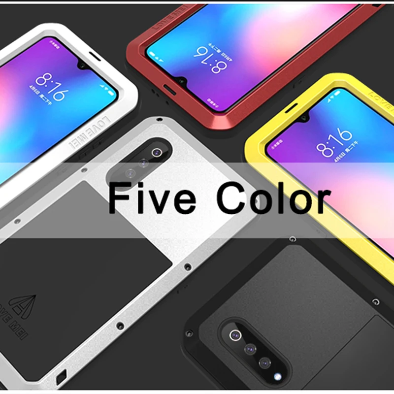 Lovemei полный охват противоударный Doom Броня чехол для Xiaomi mi 9 силиконовый