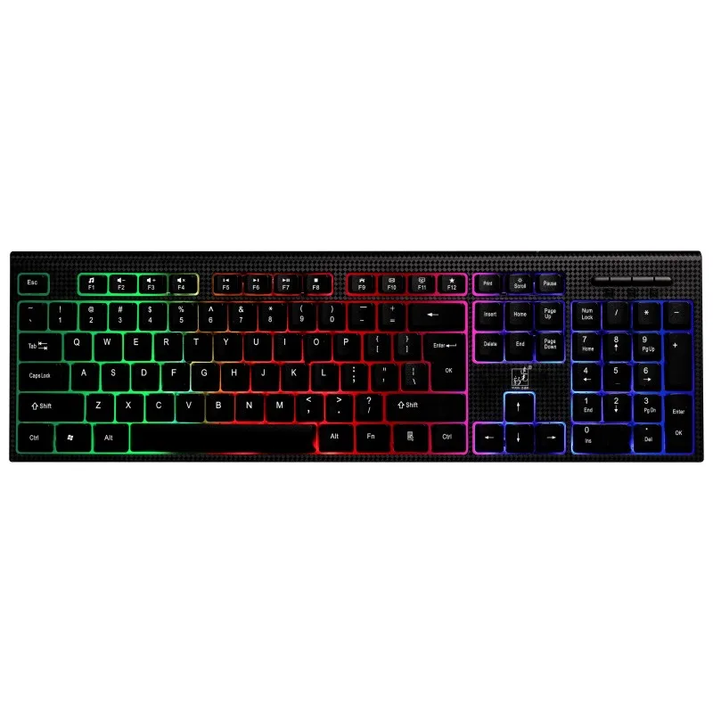 USB Проводная Механическая клавиатура с RGB подсветкой, Игровая клавиатура, водонепроницаемая 104 клавиш для ПК, компьютера, геймера, Overwatch Dota 2
