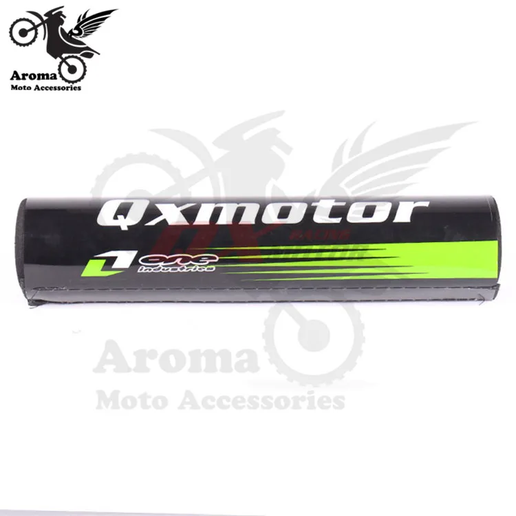 QXmotor green Гоночный квадроцикл запчасти грязь питбайк защита груди для kawasaki honda suzuki benelli vespa yamaha KTM husqvarna protaper мото крест руль губка коврик мото Жир Бар pad брендовые аксессуары мото rcycle руль защита - Цвет: QXmotor green